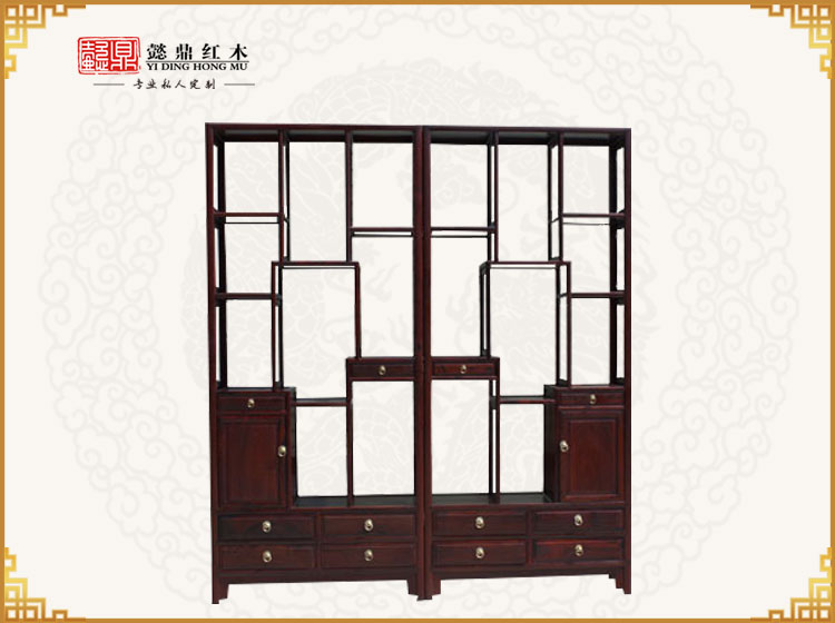 六抽博古柜